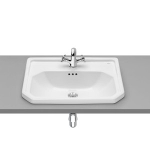 Roca Carmen 600x450 Wash Basin With Fixing Kit And 1 Taphole