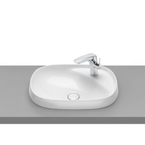 Roca Beyond 585x450mm White In Counter Top Wash Basin