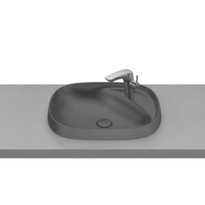 Roca Beyond In Countertop Wash Basin 585x450mm Onyx