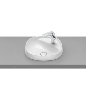 Roca Beyond 450x450mm White In Counter Top Wash Basin