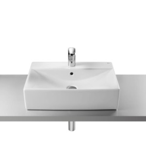 Roca Diverta 470mm Wash Basin With Wall Fixing Kit And 1 Taphole