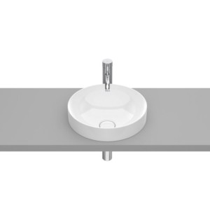 Roca Inspira 370x370mm Semi Insert Wash Basin Round