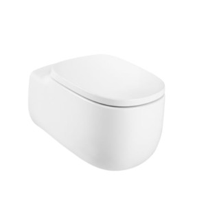 Roca Beyond Wall Hung Water Closet With Ra801B8200B Seat Cover