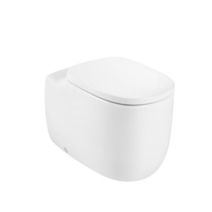 Roca Beyond Back To Wall Water Closet With Ra801B8200B Seat Cover