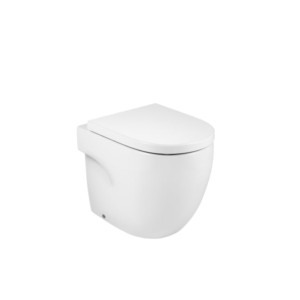 Roca Meridian-N Back To Wall Water Closet With Re8012A2464 Soft Close Seat Cover White