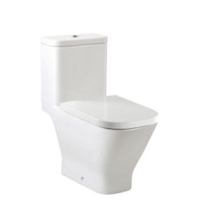 Roca The Gap 305mm Dual Outlet Water Closet With Re801472464 Soft Close Seat Cover