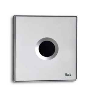 Roca Sentronic-R Electronic Urinal Flush Valve 110x110x92 Concealed Box, 120x120 Front Plate S Valve Ac