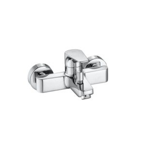 Roca Atlas Wall Mounted Bath Shower Mixer Chrome