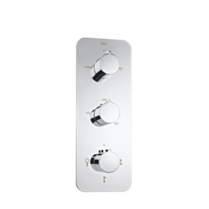 Roca Puzzle T 120x90x325 Thermostatic Concealed With 5 Way Diverter Chrome