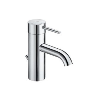 Roca Lanta Basin Mixer With Pop Up Waste, Cold Start Chrome