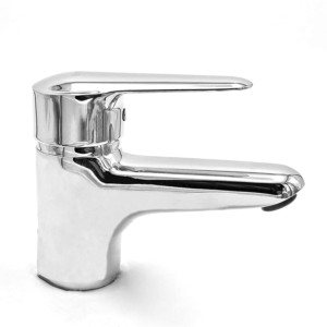 Roca Nuba Basin Mixer With Aerator & Flexible Supply Hoses Chrome