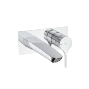 Roca Insignia Wall Mounted Single Lever Basin Mixer Chrome