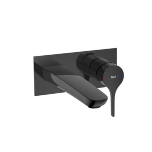 Roca Insignia Built In Wall Mounted Basin Mixers Basin Mixer Titanium Black