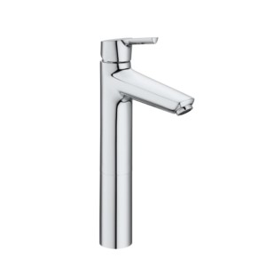 Roca Melva High Neck Single Lever Basin Mixer Smooth Body
