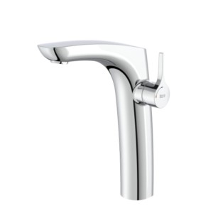 Roca Insignia Single Lever Basin Mixer High Spout With Smooth Body Cold Start