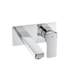 Roca Escuadra Wall Mounted Basin Mixer