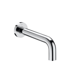 Roca Loft Concealed Electronic Wall-Mounted Basin Faucet, With Integrated Sensor In Spout Chrome Powered By 4 Aa Alkaline Batteries