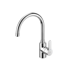 Roca L20 Kitchen Mixer Lead-Free With Swivel Spout, Excludes Waste Chrome