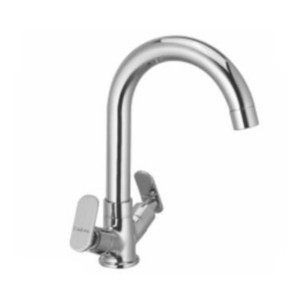 Camlano Revon Centre Hole Basin Mixer with Braided Connector Pipe Quarter Turn 0.5inch
