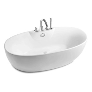 Roca Virgina 1700x800mm Free Standing Bath With Tub Filler