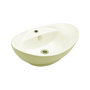 Rak Rhine 580x380x215 Table Top Wash Basin Ivory