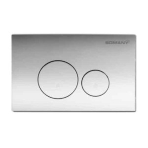 Somany Round 240x160mm Press Panel Chrome Shine