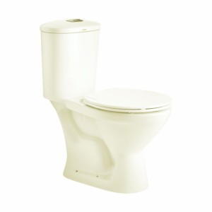 Cera Calibre 660x360x760mm S Trap 220mm One Piece EWC with Calibre Premium Seat Cover and Twin Flush fittings Snow White