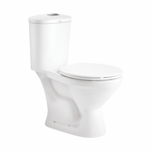 Cera Calibre 660x360x760mm P Trap One Piece EWC with Calibre Premium Seat Cover and Twin Flush fittings Snow White