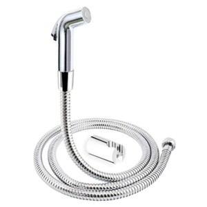 Johnson Spun Health Faucet with 1mtr CP Hose & Hook