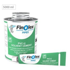 Finolex PVC U Solvent 5000ml Can for Agriculture above 110mm 4inch