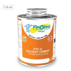 Finolex CPVC Solvent 118ml Tin Heavy for Hot & Cold Plumbing