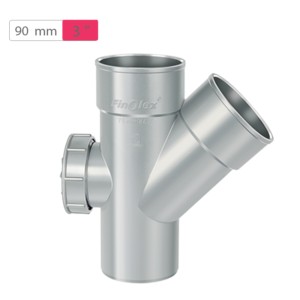 Finolex SWR Selfit Single Y Door 90mm 3inch