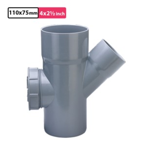 Finolex SWR Selfit Reducing Y Door 110x75mm 4x2.5inch