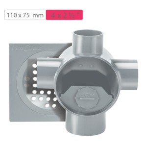Finolex SWR Selfit Multi Floor Trap 110x75mm 4x2.5inch without Jali