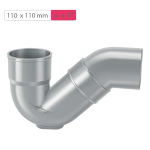 Finolex SWR Selfit P Trap 110x110mm 4x4inch