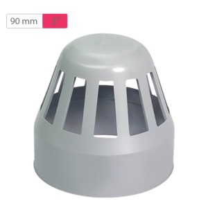 Finolex SWR Selfit Vent Cowl 90mm 3inch