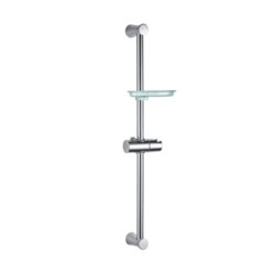 Jaquar Sliding Rail 19mm & 600mm Long Round with Hand Shower Holder & Soap Dish