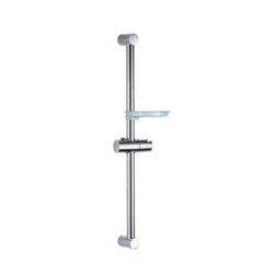Jaquar Sliding Rail 24mm & 600mm Long Round with Hand Shower Holder & Soap Dish