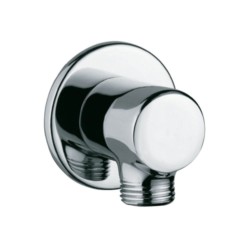 Jaquar Wall Outlet 30mm, 40mm Long Round with 15mm Thread to Connect Hand Shower Pipe & Flange
