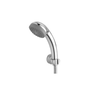 Eauset Rhythm Hand Shower in Single Function Ø75mm with 1.5mts Double Interlock Shower Hose & Hook with Rubit Cleaning System