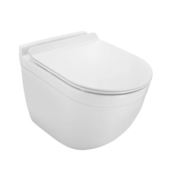Jaquar Solo 375x520x400mm Wall Hung Water Closet with UF Soft Close Seat Cover