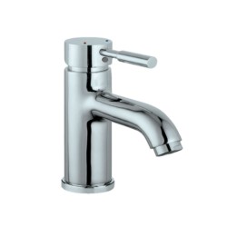 Jaquar Solo Single Lever Basin Mixer without Popup Waste System with 450mm Long Braided Hoses