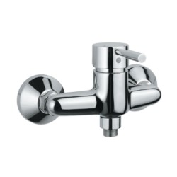 Jaquar Solo Single Lever Exposed Shower Mixer for Connection to Hand Shower With Connecting Legs & Wall Flanges