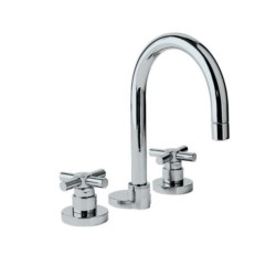 Jaquar Solo 3-Hole Basin Mixer with Popup Waste System, 15mm Cartridge