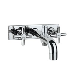 Jaquar Solo Two Concealed Stop Cocks with Bath Spout Button Attachment