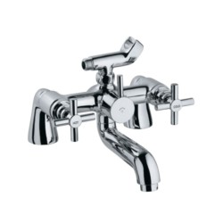 Jaquar Solo Bathtub Mixer Exposed adjustable legs with telephone shower arrangement and crutch