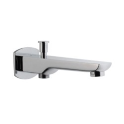 Jaquar Kubix Prime Bathtub Spout with Button Attachment For Hand Shower with Wall Flange