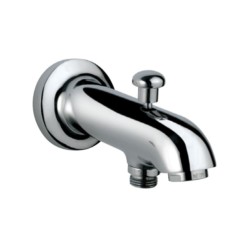 Jaquar Allied Bathtub Spout with Button Attachment with Built-in Flange with Inclined Shape