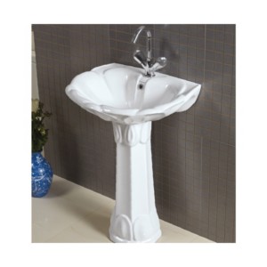 Sonet Supreme 22x16inch Full Pedestal Wash Basin SP