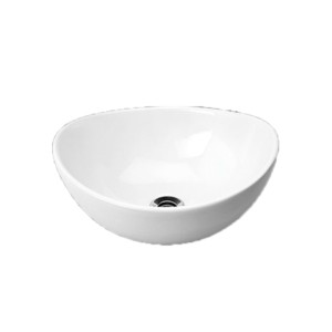 Rak Shell 385x320x180 Bowl Table Top Wash Basin White